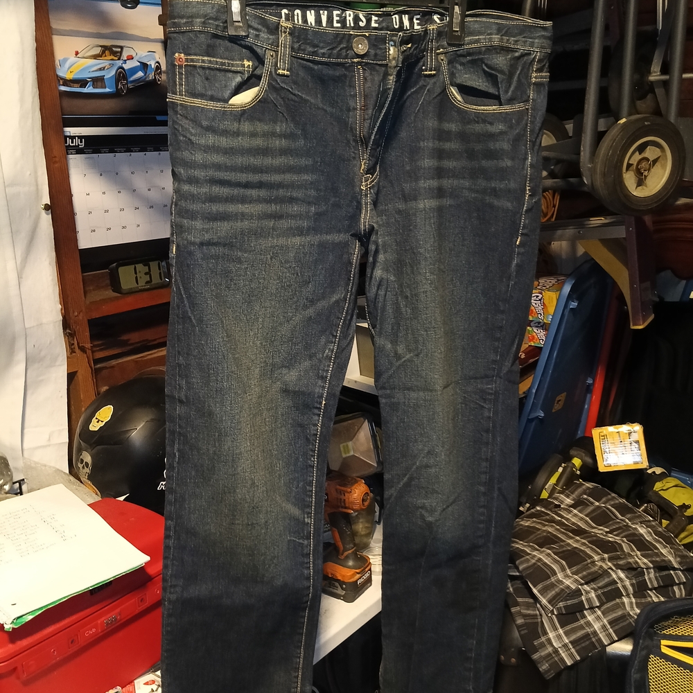 Converse Men's Slim Jeans in Deep Blue